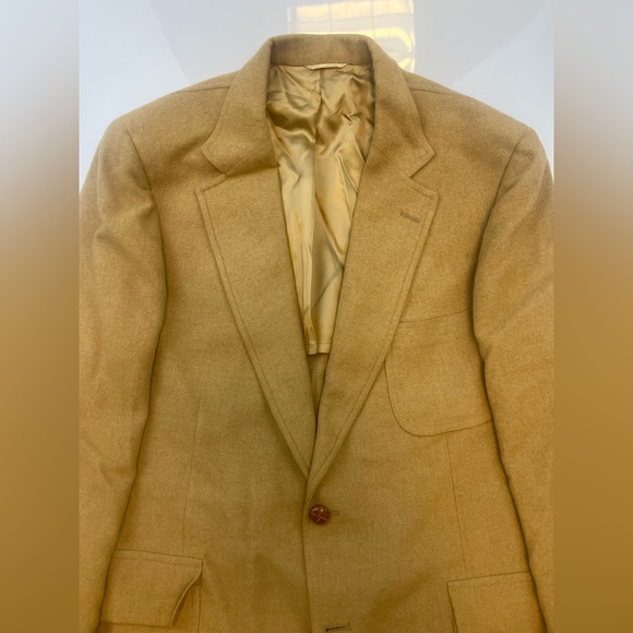 Nordstrom 100% Camel Hair Jacket N127-5 - Picture 2 of 10